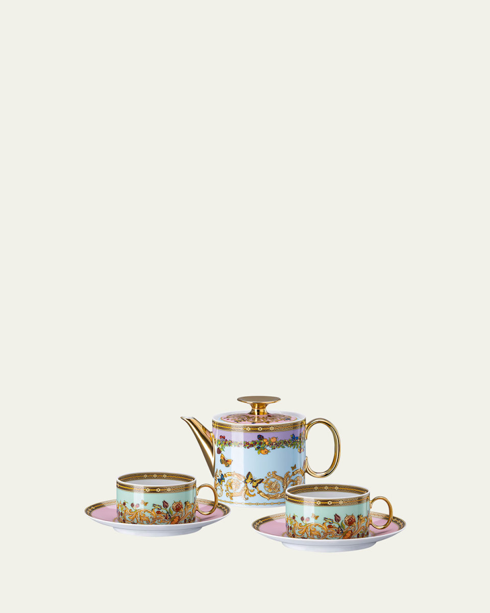 Butterfly Garden Modern Tea Set for Two